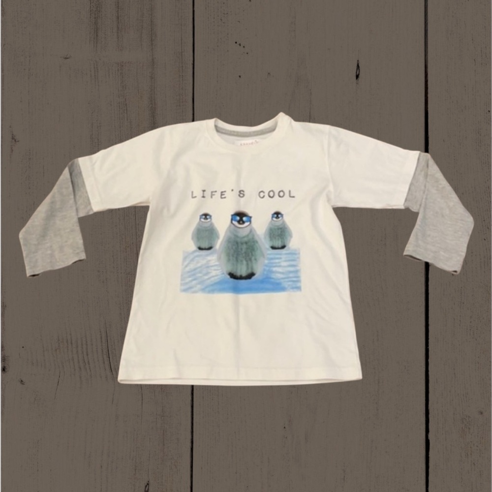Khaadi Kid’s Life’s Cool Penguin Graphic T-Shirt